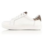 wide fit Cheetah print trainers with removable insoles