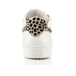 wide fit Cheetah print trainers with removable insoles