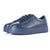 Wide Fit Trainers - Navy Leather