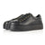 Wide Fit Trainers - Black Leather
